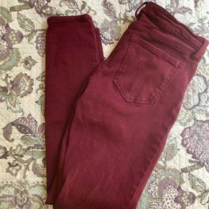 Gap Red Skinny Jeans